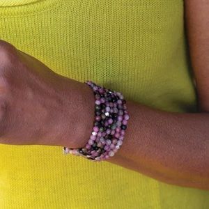Beautiful Tourmaline and sterling silver necklace